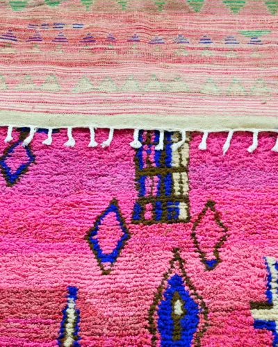 Pink Moroccan rug