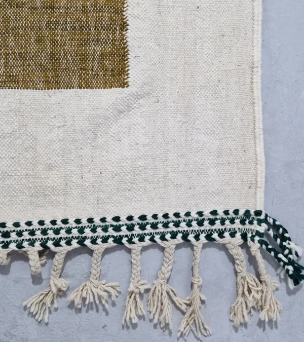 Detailed View of Orion Lozenge Geometric Kilim Rug
