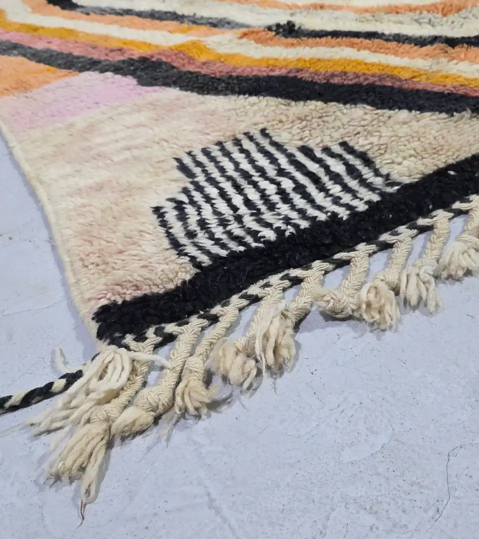 8x10 geometric Moroccan wool area rug